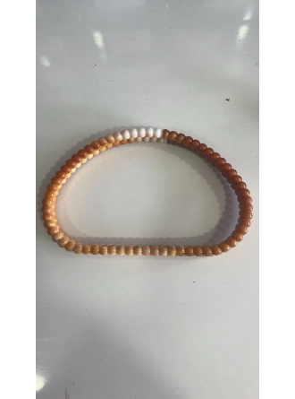 Renkli İlmekler D Model Akrilik Çanta Dikme El Sapı  En 18cm 