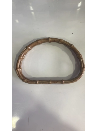 Renkli İlmekler D Model Akrilik Çanta Dikme El Sapı  En 19cm