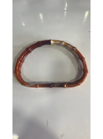 Renkli İlmekler D Model Akrilik Çanta Dikme El Sapı  En 19cm