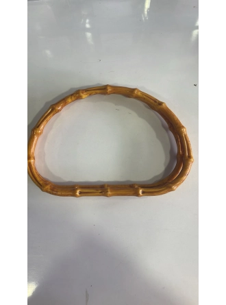 Renkli İlmekler D Model Akrilik Çanta Dikme El Sapı  En 19cm