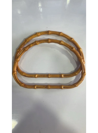 Renkli İlmekler D Model Akrilik Çanta Dikme El Sapı  En 19cm