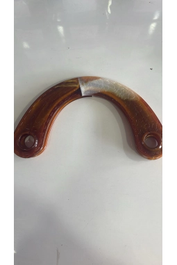Renkli İlmekler D Model Akrilik Çanta Dikme El Sapı  En 22cm 