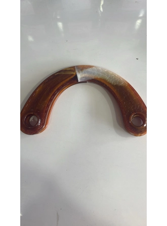 Renkli İlmekler D Model Akrilik Çanta Dikme El Sapı  En 22cm 