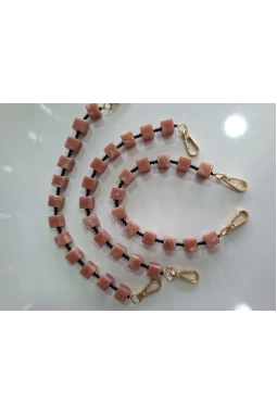 Renkli İlmekler Akrilik Çanta Sapı (33 cm) - Canlı Renk Seçenekleri