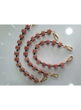 Renkli İlmekler Akrilik Çanta Sapı (33 cm) - Canlı Renk Seçenekleri