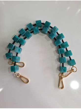 Renkli İlmekler Akrilik Çanta Sapı (33 cm) - Canlı Renk Seçenekleri