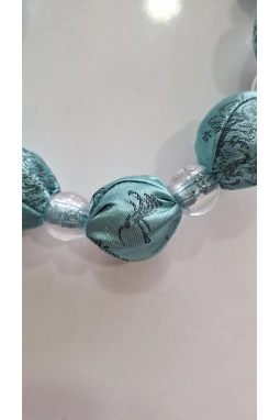 Renkli İlmekler Akrilik Eşarp Süslemeli Çanta Sapı (60 cm) - Tekli Takılır