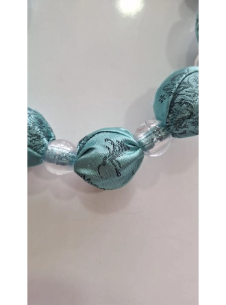 Renkli İlmekler Akrilik Eşarp Süslemeli Çanta Sapı (60 cm) - Tekli Takılır