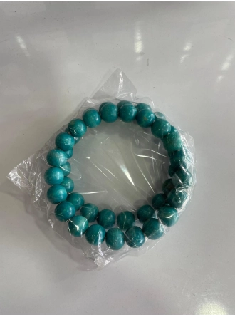Renkli İlmekler Yuvarlak Boncuklu Örgü Çanta El Tutma Sapı (13 cm)