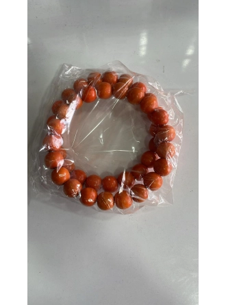 Renkli İlmekler Yuvarlak Boncuklu Örgü Çanta El Tutma Sapı (13 cm)