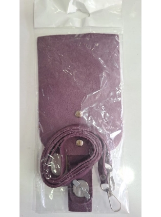 Suni Deri Örgü Makrome Oval Çanta Kapağı & Telefon Kılıfı Kapağı (Çanta Kapağı 100cm Askı)