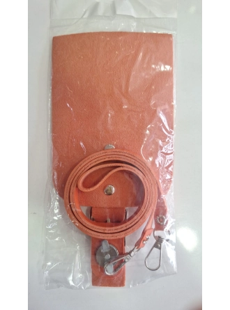 Suni Deri Örgü Makrome Oval Çanta Kapağı & Telefon Kılıfı Kapağı (Çanta Kapağı 100cm Askı)