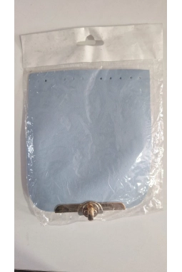 Suni Deri Örgü Kağıt ip & Makrome Oval Zara Modeli Çanta Kapağı