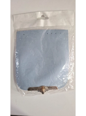 Suni Deri Örgü Kağıt ip & Makrome Oval Zara Modeli Çanta Kapağı