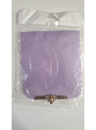 Suni Deri Örgü Kağıt ip & Makrome Oval Zara Modeli Çanta Kapağı