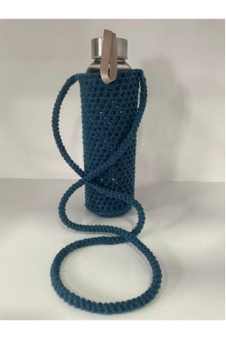 Renkli İlmekler Cotton İpten Örgü El Emeği Suluk