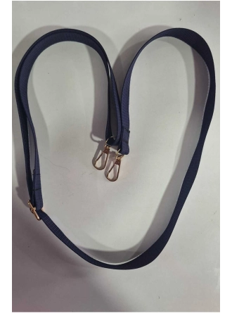 Kolon Çapraz Çanta Askısı 2.5cm Lacivert Gold Kanca