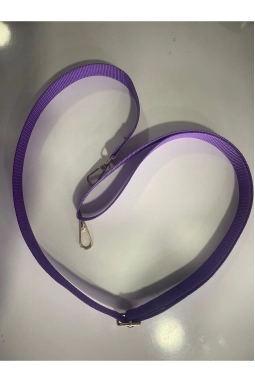 Kolon Çapraz Çanta Askısı 2.5cm Mor Gold Kanca