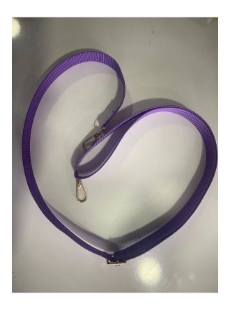 Kolon Çapraz Çanta Askısı 2.5cm Mor Gold Kanca