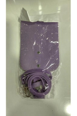 Suni Deri Örgü Makrome Oval Çanta Kapağı & Telefon Kılıfı Kapağı (Çanta Kapağı 100cm Askı)