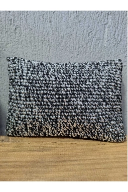 Kadın Siyah Beyaz El Askılı Portföy Clutch