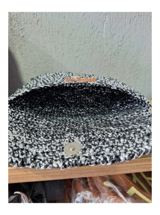 Kadın Siyah Beyaz El Askılı Portföy Clutch