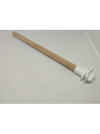 Mamaist Plastik Başlıklı Tahta Tünek 28 CM