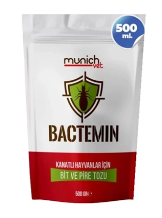 Munich Vet Bactemin Kanatlılar İçin Bit Pire Tozu 500 GR  