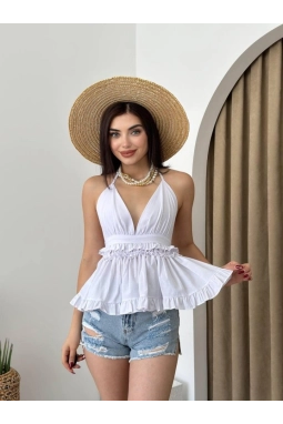 Agnes Sırt Detay Bluz