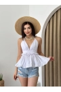 Agnes Sırt Detay Bluz