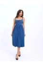 7143 KOT ELBİSE-MAVİ