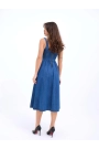 7143 KOT ELBİSE-MAVİ