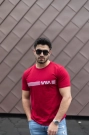 Erkek Kısa Kollu Nasa Baskı Basic Erkek T-shirt