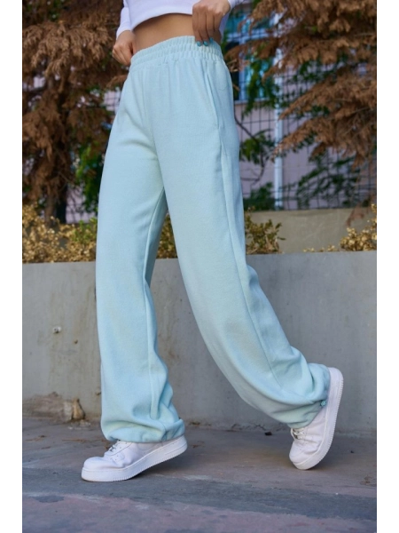 Düz Lastikli Eşofman - Mint Yeşili