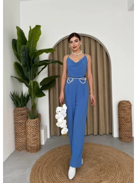 Darcy Sırt Dekolteli Tulum