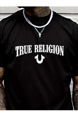 Erkek True Religion Baskılı Süprem T-shirt