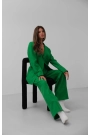 Bel Katlamalı Pantolon Blazer Ceket Takım