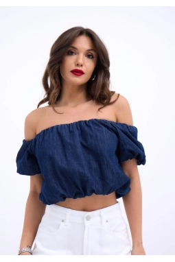 7341 CROP-MAVİ