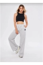 İki Iplik Bol Paça Eşofman Pantalon - Gri