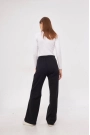 İki Iplik Bol Paça Eşofman Pantalon - Siyah