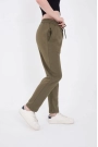 Unisex Üç İplik Basic Eşofman Pantolon - Hakİ