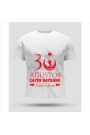 30 Ağustos Oversize Baskılı T-shirt - Beyaz