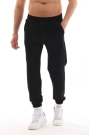 Unisex İki İplik Eşofman Altı - Siyah