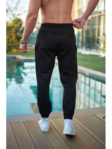 Unisex Basic Eşofman Altı - Siyah
