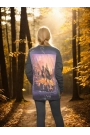 Unisex Bisiklet Yaka Uzun Kollu T-Shirt - Siyah