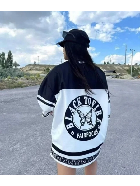 Dijital Baskılı Tshirt - Siyah