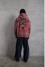 Erkek SCHOOL BOY Baskılı Kapüşonlu Sweat - Gül Kurusu