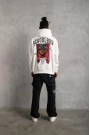 Erkek SCHOOL BOY Baskılı Kapüşonlu Sweat - Beyaz