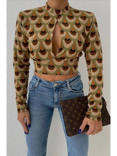 Autumn Cut Out Bluz 3018-08