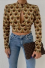 Autumn Cut Out Bluz 3018-08